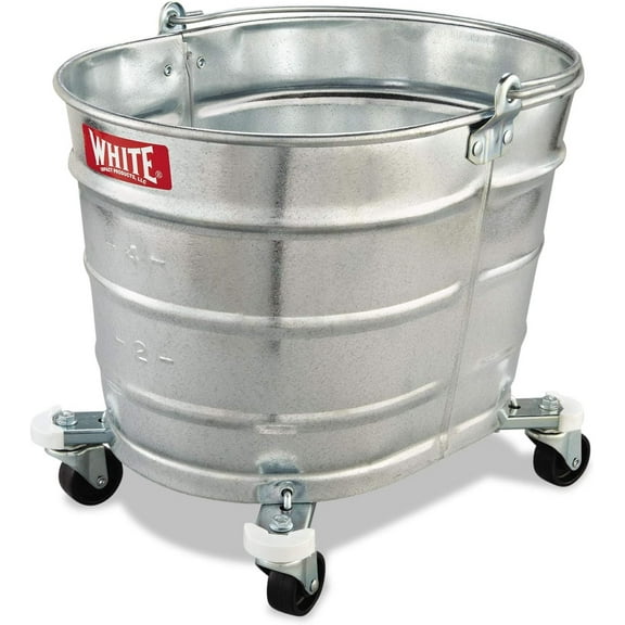 Impact 260 Metal Mop Bucket, 26 qt, Steel