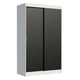 thumbnail image 2 of Ropero Closet Madesa Tokio 2 Puertas Corredizas Blanco/Negro, 2 of 10