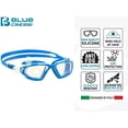 thumbnail image 3 of Gafas de natación Cressi Vortex con lente transparente color aguamarina, 3 of 8