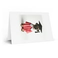 thumbnail image 2 of DistinctInk Greeting Card / Note Card - Pug Graduation - PACK of 5, 2 of 7