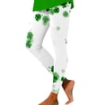 thumbnail image 1 of MKLEKYY Leggings deportivos para mujer Leggings para mujer Leggings de entrenamiento Pantalones de bloque de color con estampado de día de San Valentín Leggings suaves y elásticos, 1 of 4
