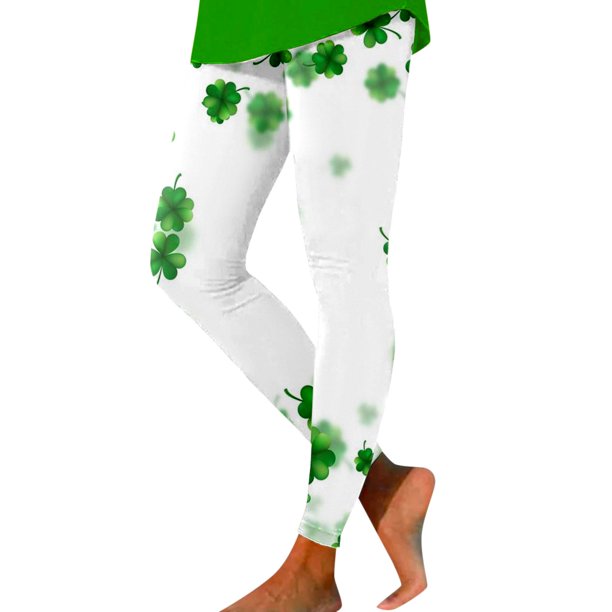 MKLEKYY Leggings deportivos para mujer Leggings para mujer Leggings de entrenamiento Pantalones de bloque de color con estampado de día de San Valentín Leggings suaves y elásticos