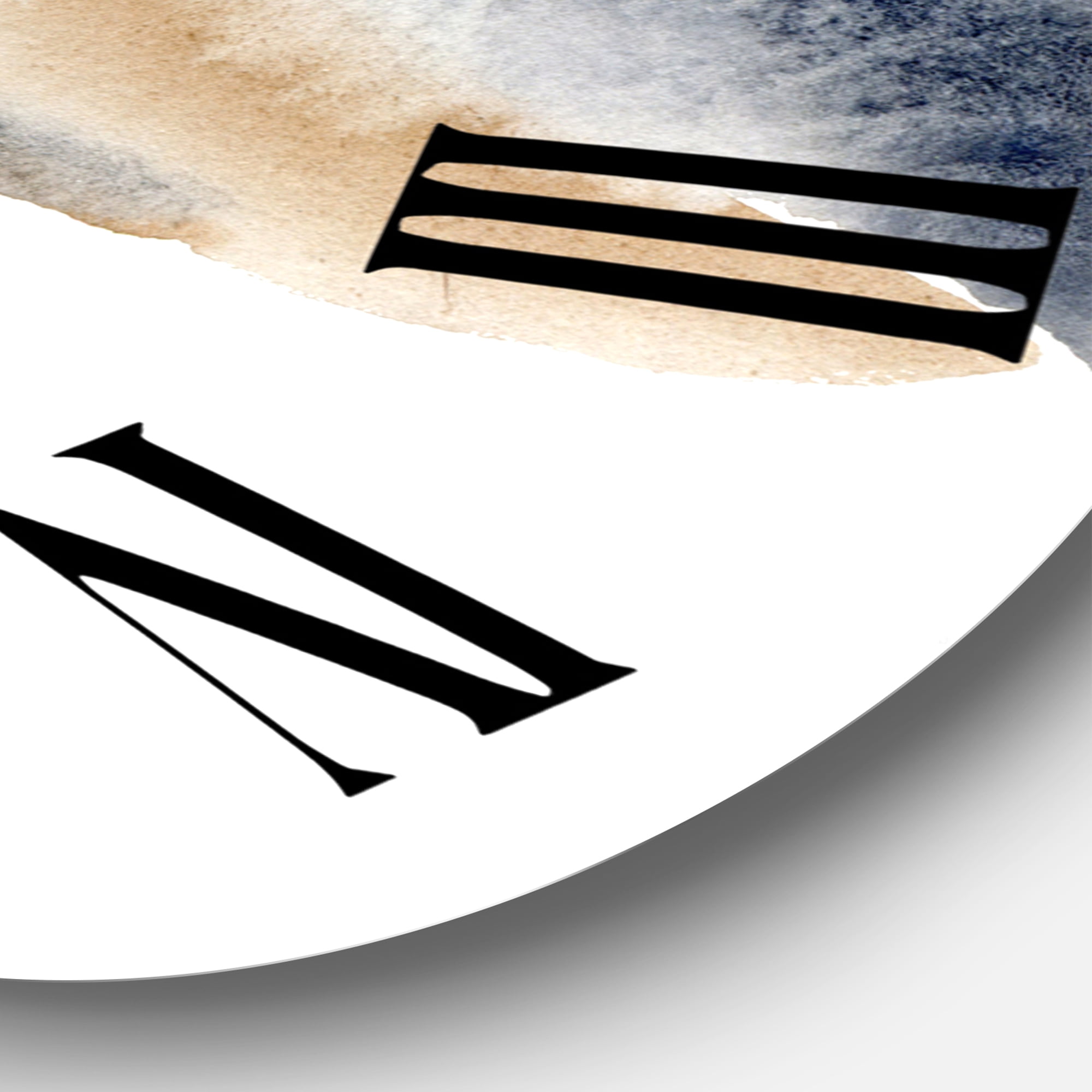 Designart 1 in Quartz Modern/Contemporary Wall Clock