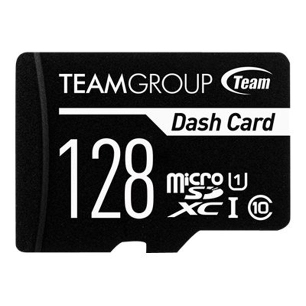 Team Dash Flash memory card (SD adapter included) 128 GB UHSI U1