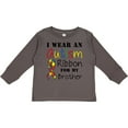 thumbnail image 3 of Inktastic I wear an Autism ribbon for my Brother Boys or Girls Long Sleeve Toddler T-Shirt, 3 of 5