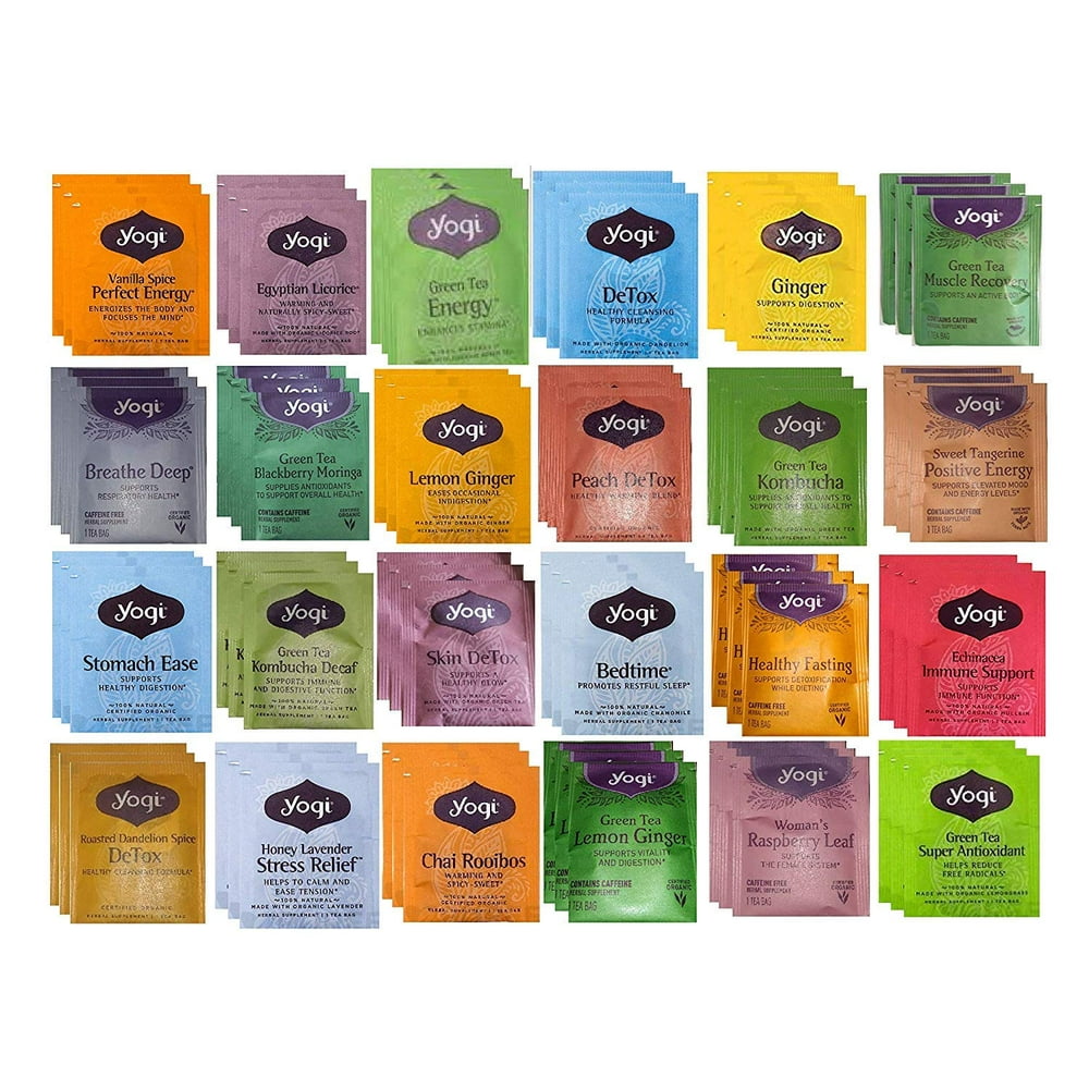 YOGI TEA SAMPLER 24 FLAVORS (72 TEA BAGS)