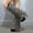 Dark Gray, variant on Plush Leg Warmers for Women Soft Furry Boot Toppers Ribbed Elastic Top Fuzzy Leg Covers Winter Accessory