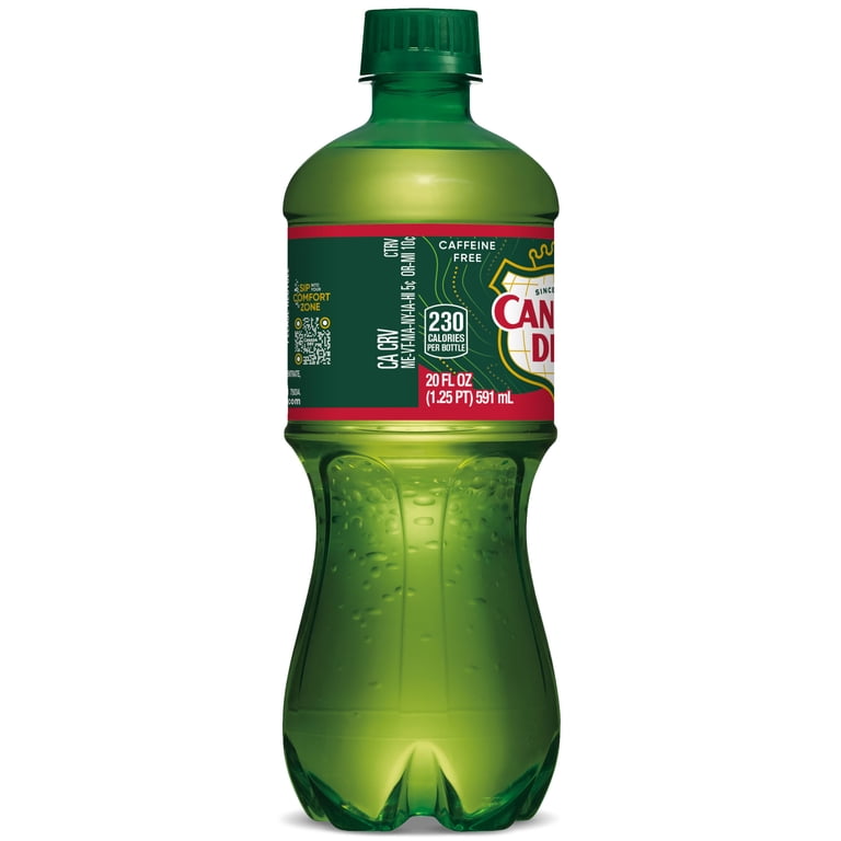Canada Dry Fruit Splash Cherry Ginger Ale Soda, 20 fl oz - Walmart.com