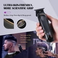 thumbnail image 5 of SUPRENT PRO Cortapelos profesional - Motor sin escobillas de alto par y cuchilla desmontable - Cortapelos inalámbrico para barberos con base de carga - Acabado premium con cuchilla en T (negro, 5 of 5