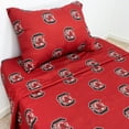 thumbnail image 2 of South Carolina Gamecocks Sheet Set Red Polyester Sports & Collegiate King 299 and Below,300 - 499, 2 of 5