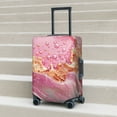 thumbnail image 6 of Hirioo Abstract Pink Gold Splash for Elasticity Suitcase Cover (No luggage Included) Durable Luggage Protector Fits 18-32 Inch Luggage-Large, 6 of 7