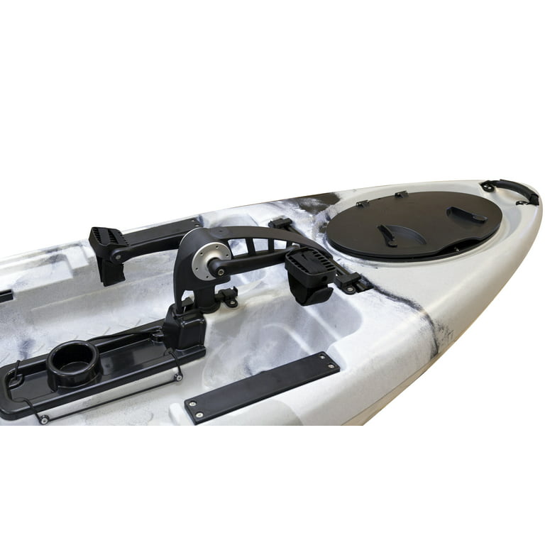 BKC PK12 Angler Single Fishing Motorized Kayak