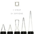 thumbnail image 3 of Ladies Trendy Shoulder Bag Wallet Cash, Card, Money Organizer Handbag with Leather Strap and Chain Strap, 3 of 9