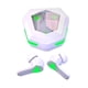 thumbnail image 1 of Auriculares de reducción de ruido compatibles con Bluetooth con caja de carga Auriculares Recargables Auriculares Auriculares Computadoras Laptops Blanco Scienceny EL018292-02B, 1 of 7