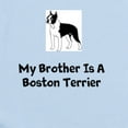 thumbnail image 2 of CafePress - My Brother Is A Boston Terrier Body Suit - Long Sleeve Cotton Baby Bodysuit, 2 of 4