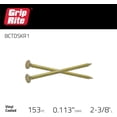 thumbnail image 3 of Grip-Rite Évier Enduit 8D 2-3/8 Pouces avec Tige Lisse, 1 Livre 8CTDSKR1, 3 of 8