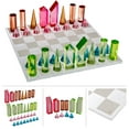 thumbnail image 6 of Trademark Games Modern Acrylic Chess Set with 32 Colorful Game Pieces, 6 of 16