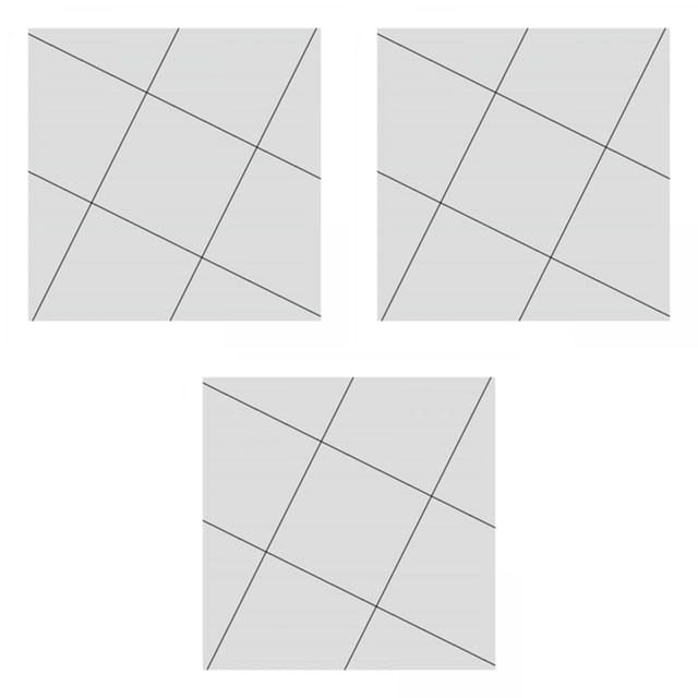Regla de acolchado cuadrada Sunnimix de 3 piezas tamaño 5x5 y 7.5x7.5 pulgadas