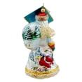 thumbnail image 2 of 7.00In Westminster Wings, Glass, Ornament Santa Portrait 1012751, 2 of 2