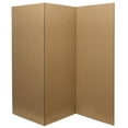 thumbnail image 3 of Red Lantern 3 ft. Short Brown Temporary Cardboard Folding Screen - 3 Panel, 3 of 5