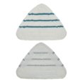 thumbnail image 3 of 3pcs Steam Mop Replacement Pads Triangle Washable Cloth Cleaning Floor Microfiber Mop Head Pad Steam, 3 of 5