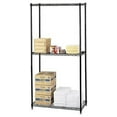 thumbnail image 2 of 21" Deep x 36" Wide x 54" High 3 Tier Black Starter Shelving Unit, 2 of 4