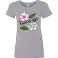 thumbnail image 3 of Inktastic Mississippi Magnolia Flowers and Leaves Women's T-Shirt, 3 of 5