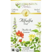 Celebration Herbals Alfalfa Leaf Tea Organic 24 bag Pack of 2