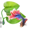 thumbnail image 3 of 4 Pieces Betta Bed Leaf Hammock for Betta Fish, Lightweight and Realistic Resting Spot, No BPA, Practical, Comfortable and Safe (Double Leaf), 3 of 7