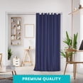 thumbnail image 2 of Room/Dividers/Now Tension Curtain Rod - Tension Window Rod - Bedroom, Kitchen Rod - Long, Heavy Duty, Adjustable Extension Curtain Rods By Room Dividers Now (28-50 Inches, Silver), 2 of 5