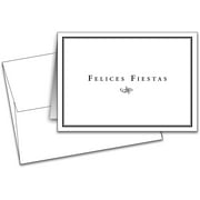 Spanish "Felices Fiestas" Tarjetas De Felicitación Y Sobres - 25 Por Paquete - "Happy Holiday" Greeting Cards & Envelopes - 25 per Pack (4.25 x 5.5)