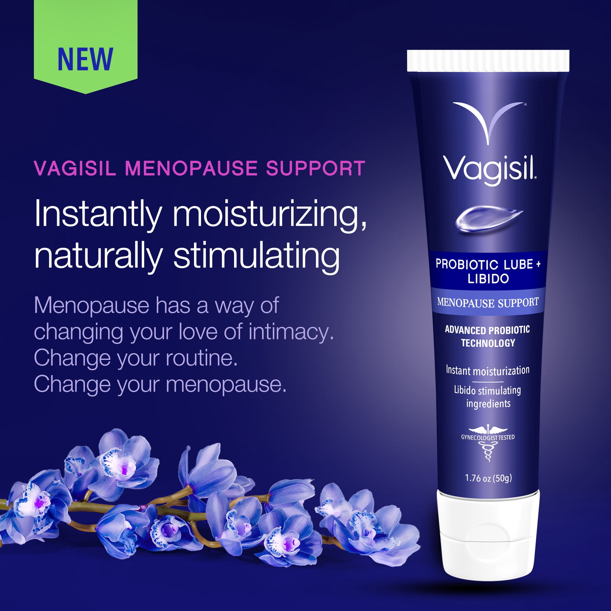 vagisil gel lubricant Vagisil Probiotic Personal Lube + Libido Gel main image 1