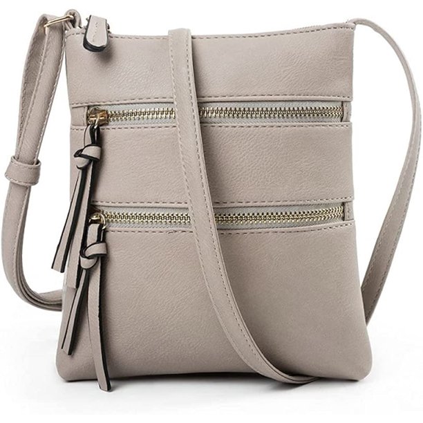 LHSHID Crossbody Purse for Women Small Shoulder Bag Sling Handbag Wallet Vintage Adjustable Tote Handbag Bag Faux Leather