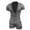 Gray, variant on cllios Men's Jumpsuits One Piece Shorts Biga and Tall Workout Tracksuit Jumpsuit Short Sleeve Zipper One Piece Romper Work Athletic Onesie Plus Size