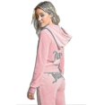 thumbnail image 2 of Velour Juicy Sewing Suit Hoodies Velvet Zipper Sweatshirt And Pants Set Sportswear 2023 Women's Spring/fall Tracksuit Crop Topbest Gift For Christmas, 2 of 5