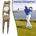 thumbnail image 4 of CSChome Outil de Divot de Golf Pliable en Acier Inoxydable - Marqueur de Balle Magnétique, Fourche Verte Pliable, 4 of 7