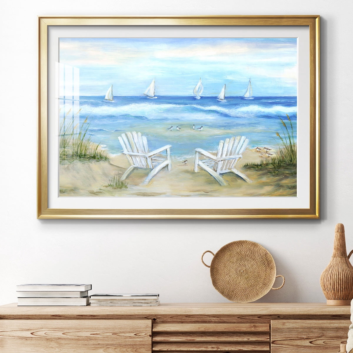Seaside Escape Premium Framed Print - Ready to Hang