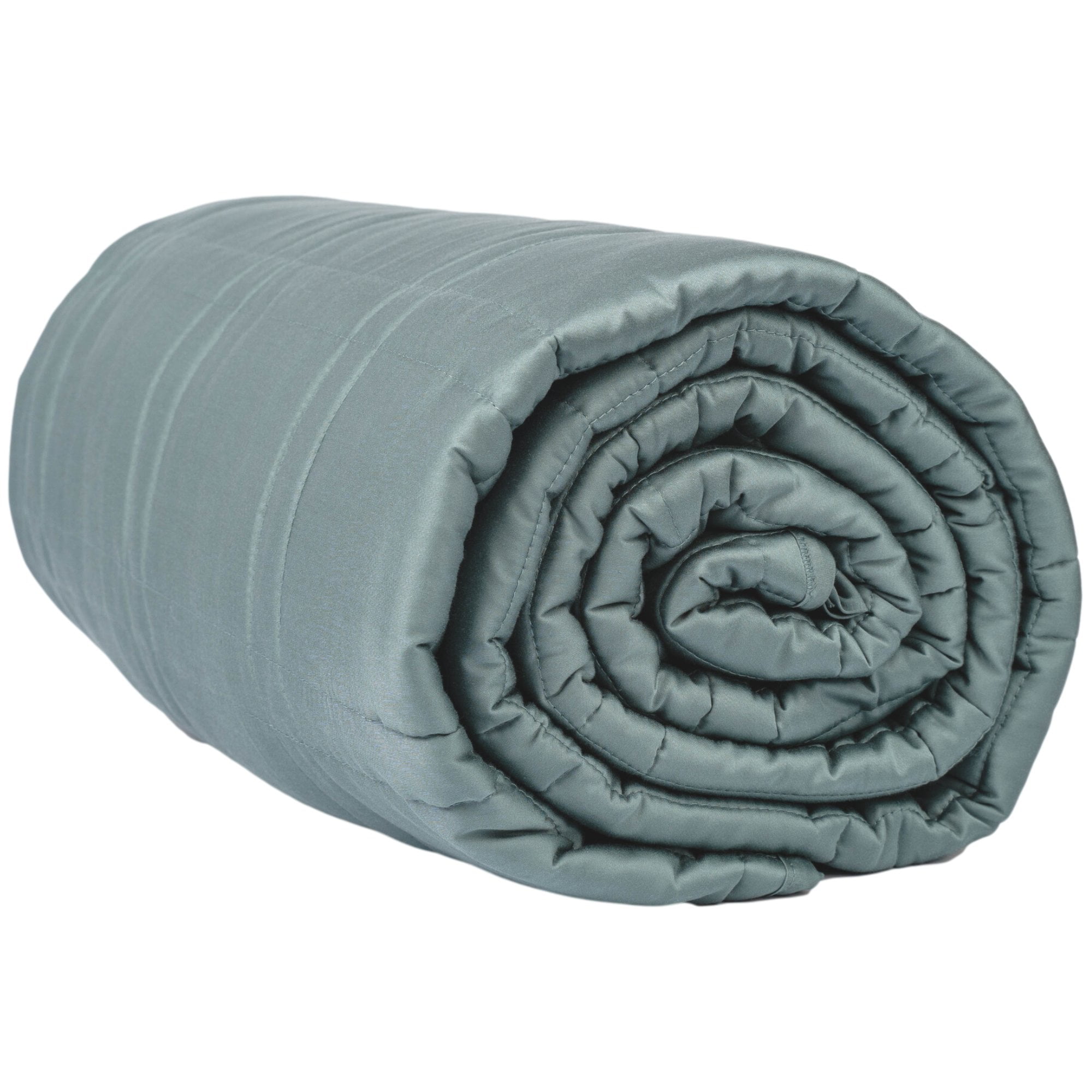 Aviano Premium Bamboo Cooling Weighted Blanket for Adults or Couples 30 lbs (Stone Green) for