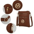 thumbnail image 4 of MKF Collection Medina Women Crossbody Bag,Vegan Leather Shoulder Bag Purse Handbag by Mia K - Stone, 4 of 8
