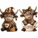 thumbnail image 4 of Figura de ternero térmico, vaca escocesa Nana, regalo navideño de resina, figura para amantes de los terneros, decoración de interiores, resina estilo navideño, regalo navideño para amantes, 4 of 7