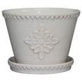thumbnail image 1 of Att Southern 212320 8 in. Lorna Planter, White, 1 of 1