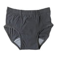 thumbnail image 2 of Pañal de incontinencia para hombres mayores, a prueba de fugas nocturnas, cómodo, reutilizable con área absorbente, pañal impermeable para adultos L Gris shamjiam Pantalones de pañales para hombres, 2 of 9