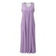 thumbnail image 4 of Vestido largo sin mangas con cuello en V y color liso para mujer: corte holgado, bolsillos, vestido informal cómodo para el día a día., 4 of 5