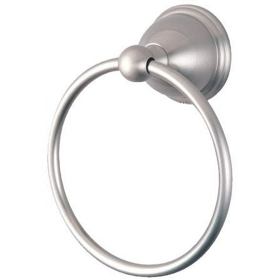 Elements Of Design Eba3964sn 6" Towel Ring From The Chicago Collection - Nickel