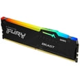 thumbnail image 2 of Memoria RAM DDR5 32GB 5600MT/s KINGSTON FURY BEAST RGB 1x32GB Negro, 2 of 5