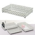 thumbnail image 2 of Bandeja de tocador con espejo, bandeja de joyería adornada, bandeja decorativa, Los 30x20x5cm Zulema Bandejas decorativas, 2 of 6