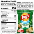 thumbnail image 2 of Lay's Sour Cream & Onion Flavored Potato Chips, Party Size, 12.5 oz Bag, 2 of 5