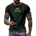 thumbnail image 4 of BAKREP Men's Mexico Soccer Fan Jersey T-Shirt, Aztec Eagle Graphic Print Short Sleeve Tee for Fans Sports, 4 of 5