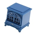 thumbnail image 2 of Bunblic 1/12 Maison de Poupée Cheminée Miniature Vintage avec LED Maison de Poupée Accessoires de Décoration Mini Cheminée pour Maison de Poupée Accessoires Bleu, 2 of 8