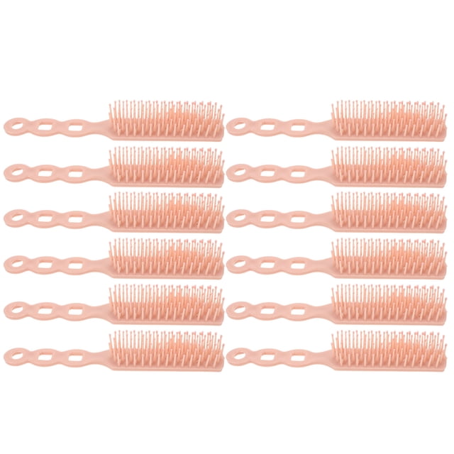 BESTYASH 12Ud Peine Rosa Para Estilistas Con En V Para Alisar Y Antiestático